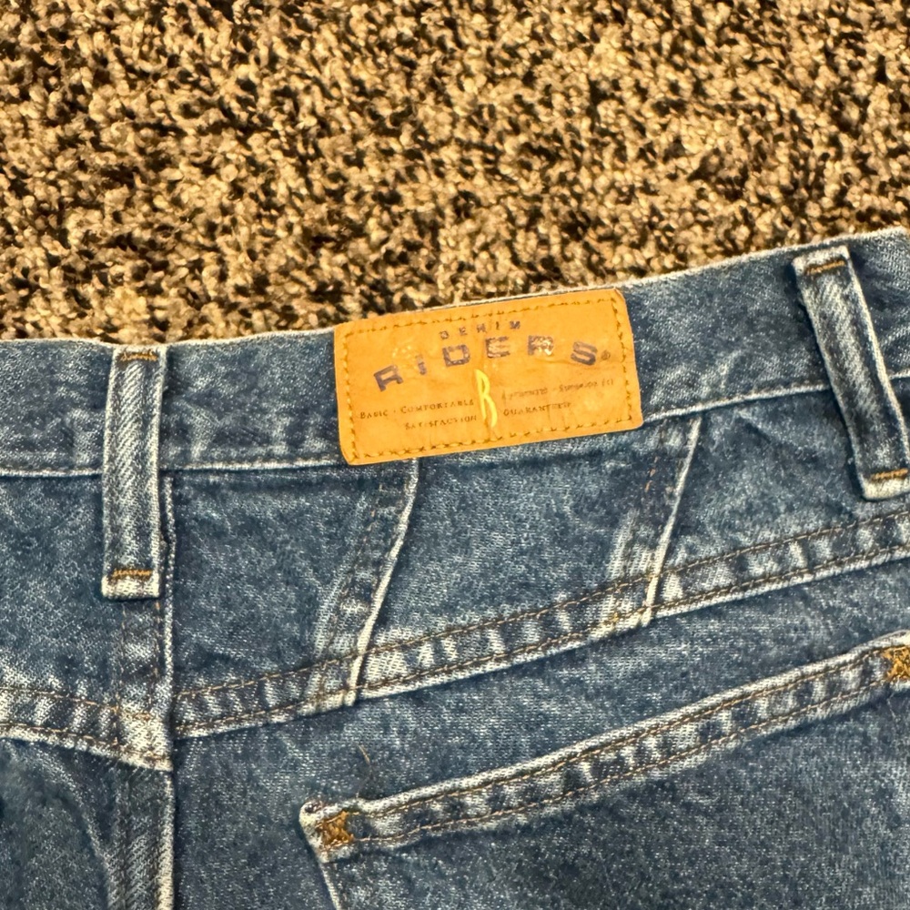 Vintage 90’s Riders by Lee Straight Leg Denim Jeans 12P - Picture 8 of 10